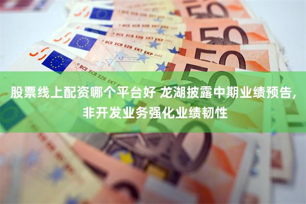 股票线上配资哪个平台好 龙湖披露中期业绩预告, 非开发业务强化业绩韧性