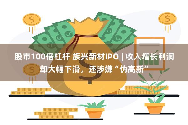 股市100倍杠杆 族兴新材IPO | 收入增长利润却大幅下滑,还涉嫌“伪高新”